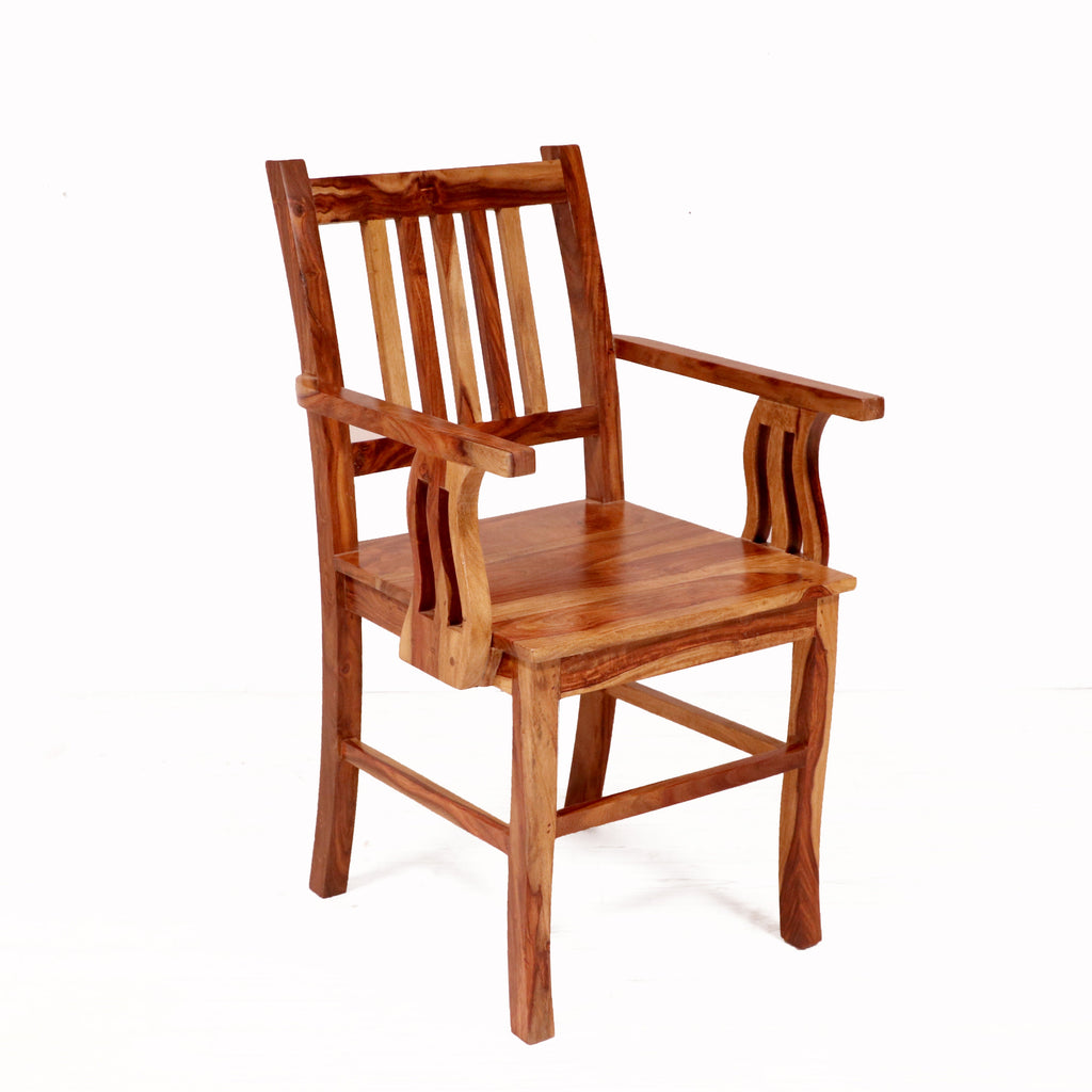 Lumi Solid Wood Armchair — view 6
