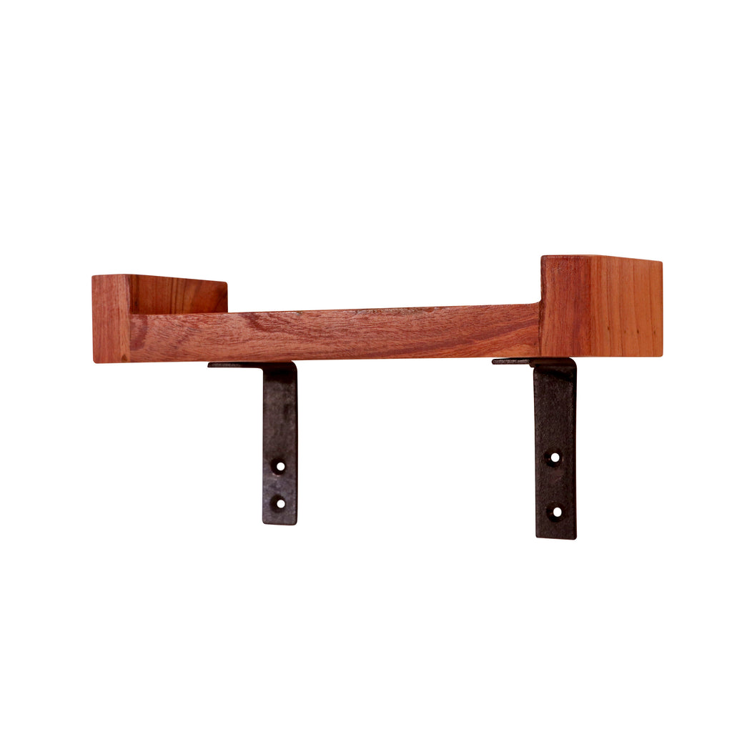 Cleo Solid Wood Wall Shelf — Set of 2 — view 3