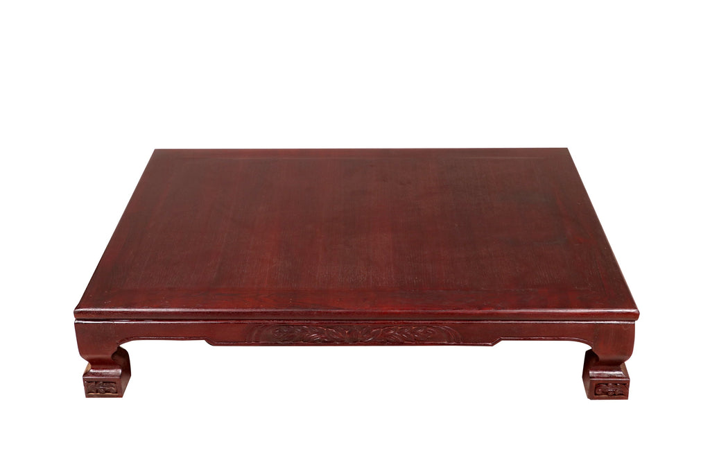 Arden Solid Wood Low Dining Table — view 3