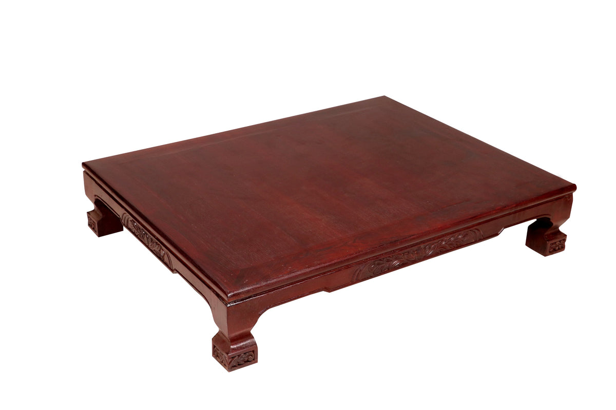 Arden Solid Wood Low Dining Table — view 1
