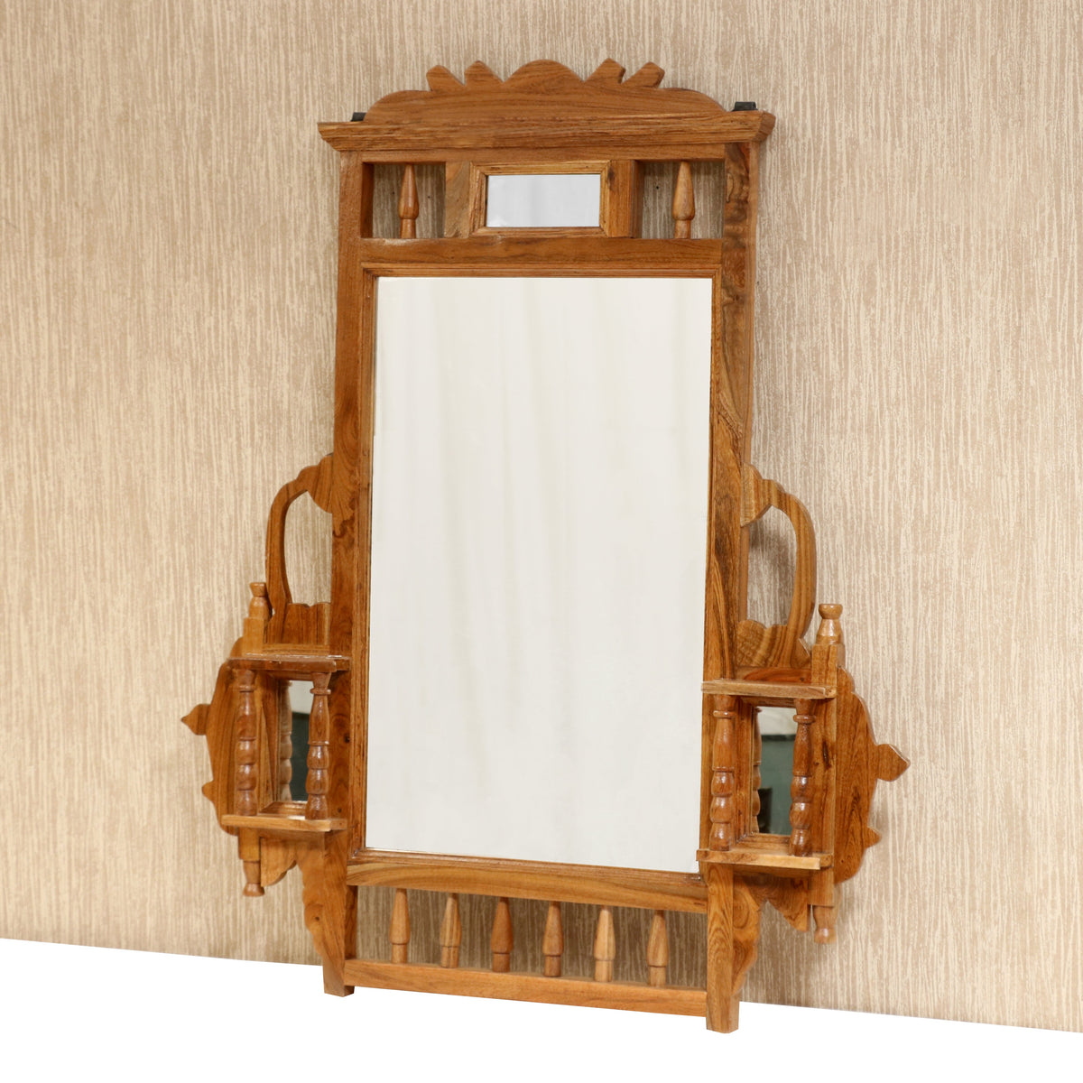 Halia Carved Wall Mirror — view 10