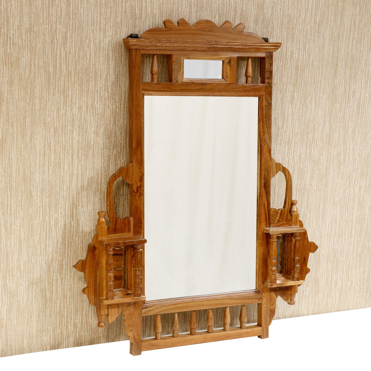 Halia Carved Wall Mirror — view 11