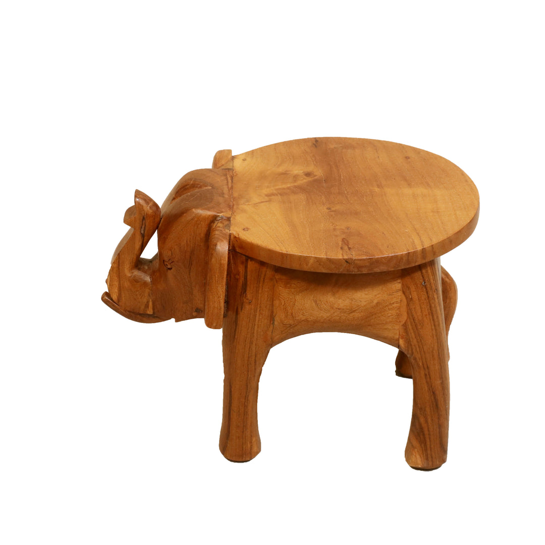 Southern Classic Wooden Tone Elephant Table Stand Extra Large (15 x 20 x 15) Animal Figurine