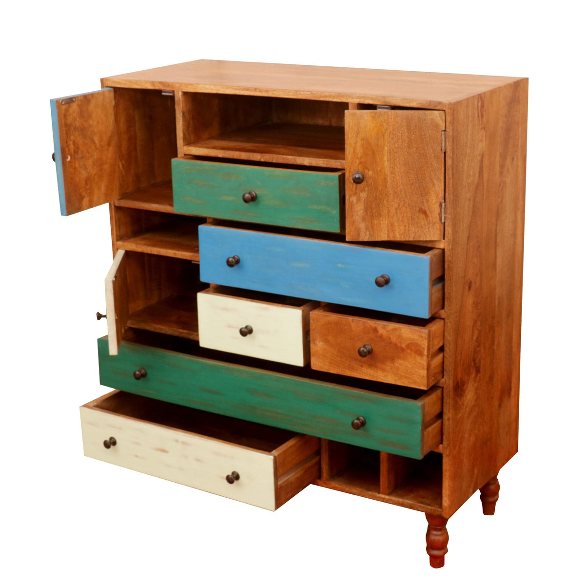 Hazel Distressed Drawer Chest — view 1