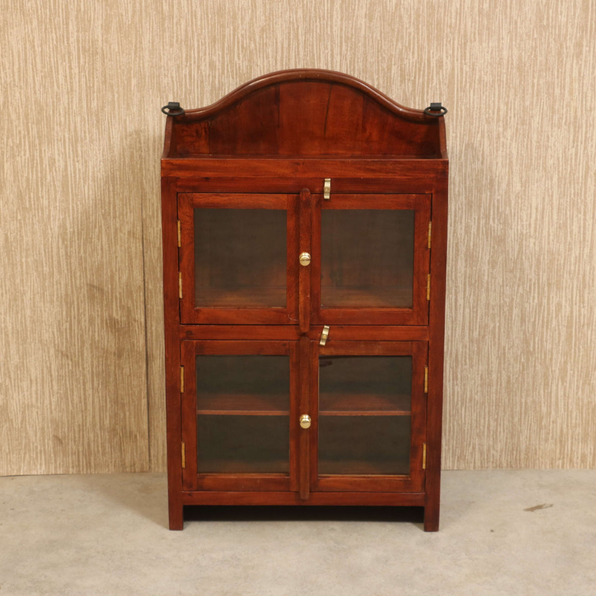 Mirabel Glass Panel Storage Cabinet — view 2