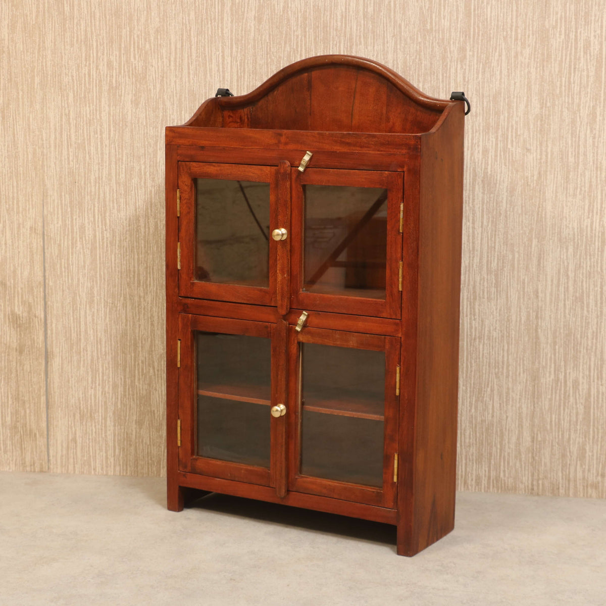 Mirabel Glass Panel Storage Cabinet — view 3
