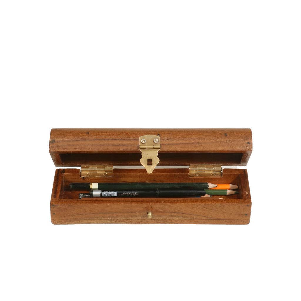 Leona Solid Wood Storage Box — view 3