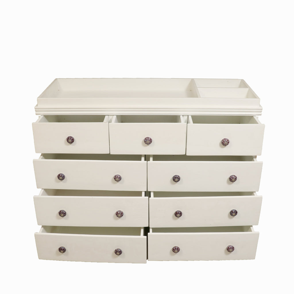 Liv White Drawer Chest — view 5