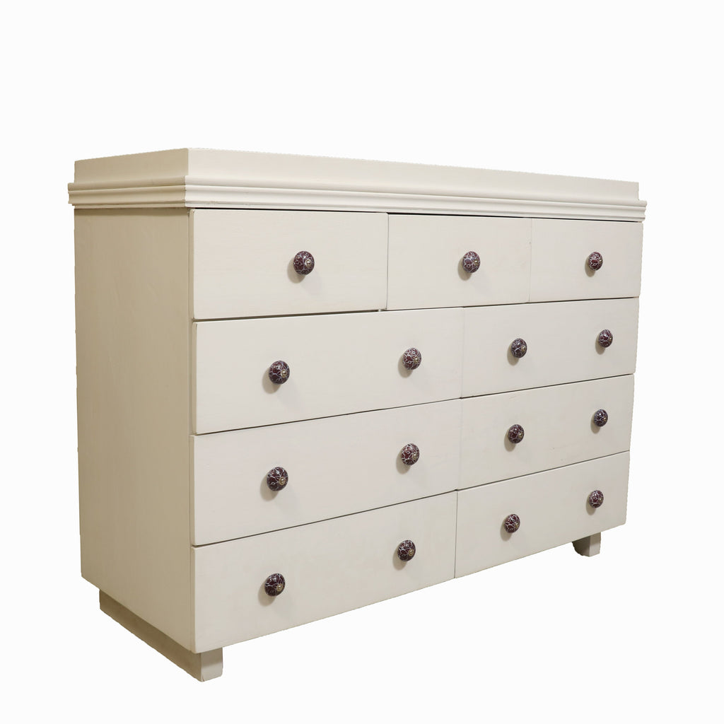 Liv White Drawer Chest — view 4