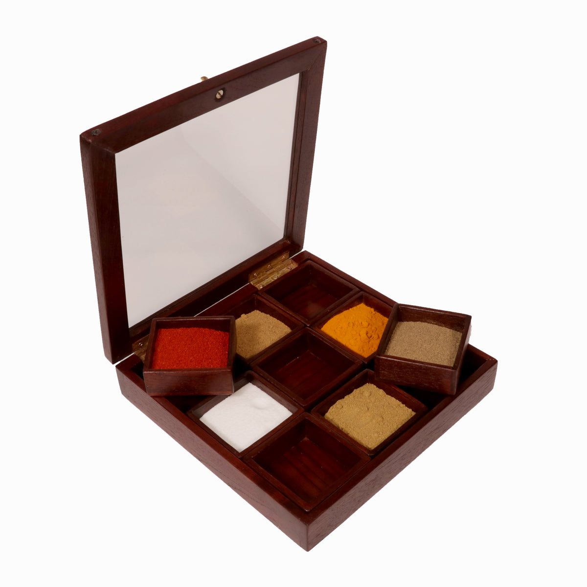 Laurel Solid Wood Storage Box — view 1
