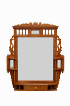 Fleur Solid Wood Wall Mirror — view 1
