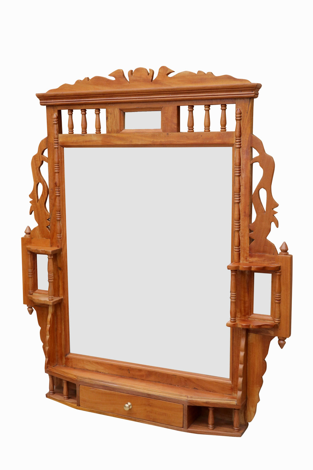 Fleur Solid Wood Wall Mirror — view 2