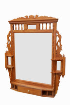 Fleur Solid Wood Wall Mirror — view 2