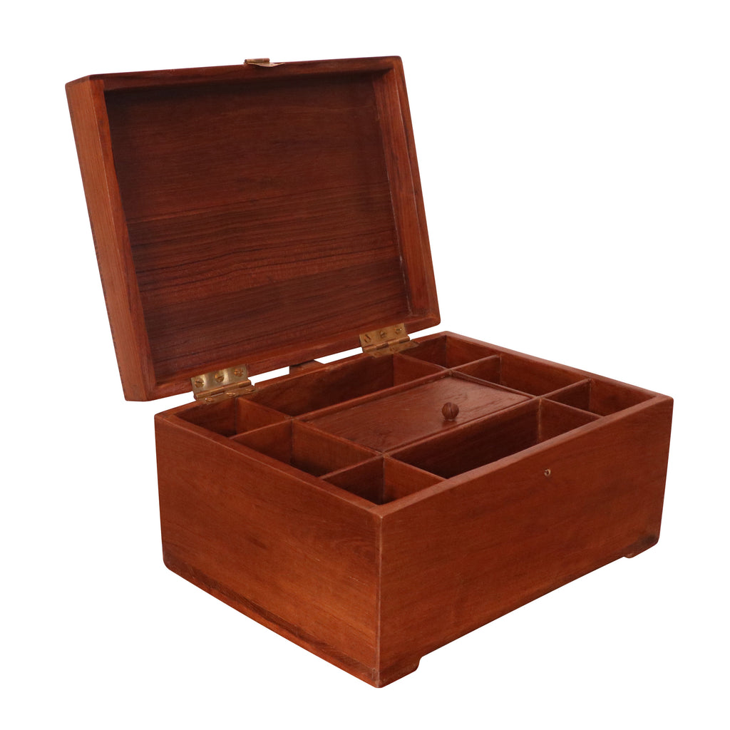 Elara Solid Wood Storage Box — view 6