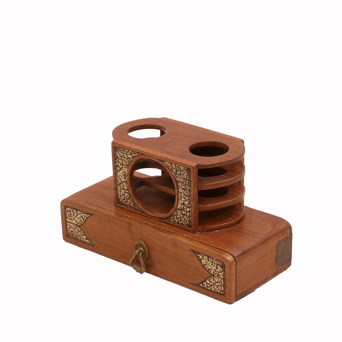 Rupert Solid Wood Radio Style Desk Organizer - product image 3