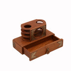 Rupert Solid Wood Radio Style Desk Organizer - product image 5