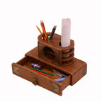 Rupert Solid Wood Radio Style Desk Organizer - product image 1