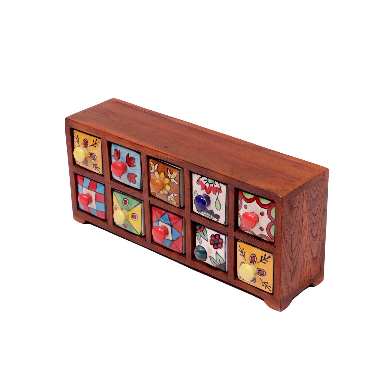 Nerina 10 Drawer Ceramic Chest - Natural - product image 3