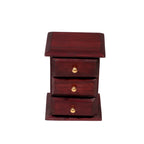 Lucien Solid Wood 3 Drawer Desk Chest - Russet - product image 4