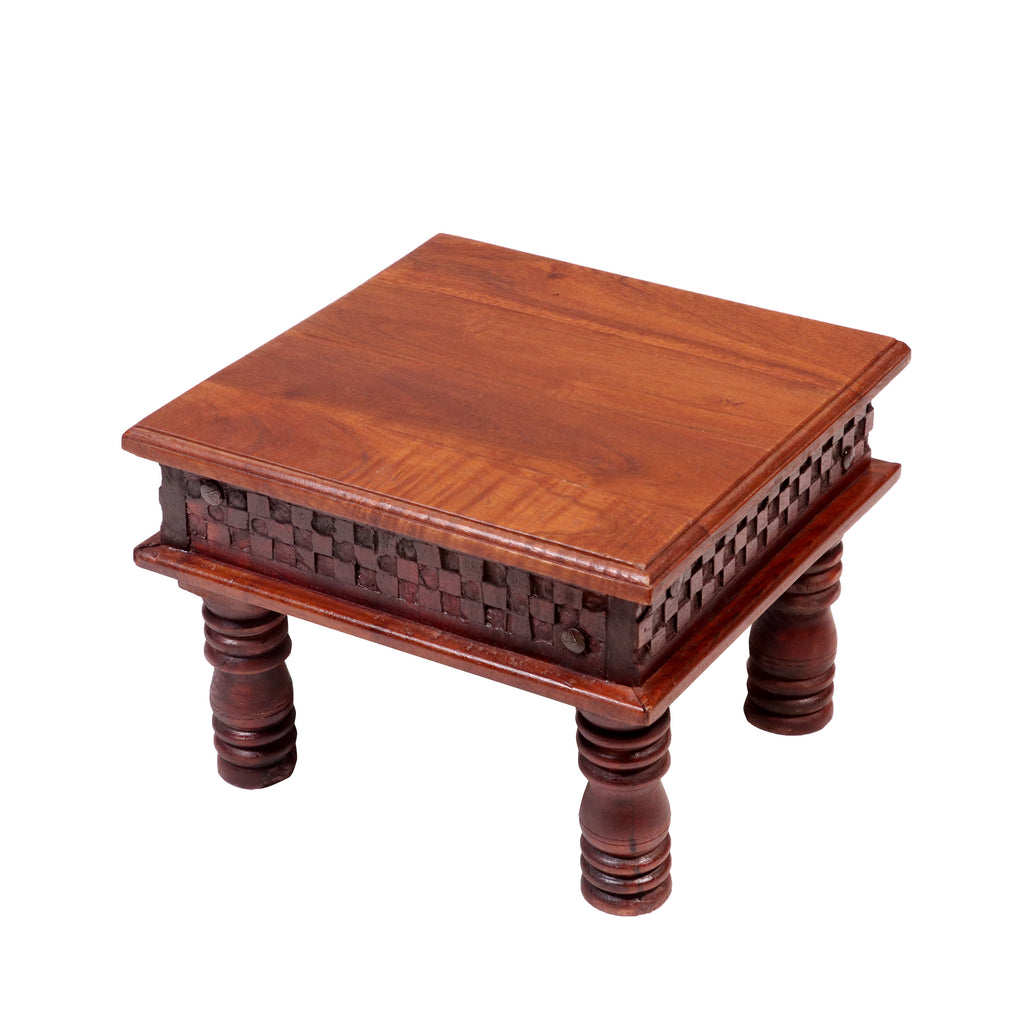 Freya Solid Wood Bajot Table — view 1