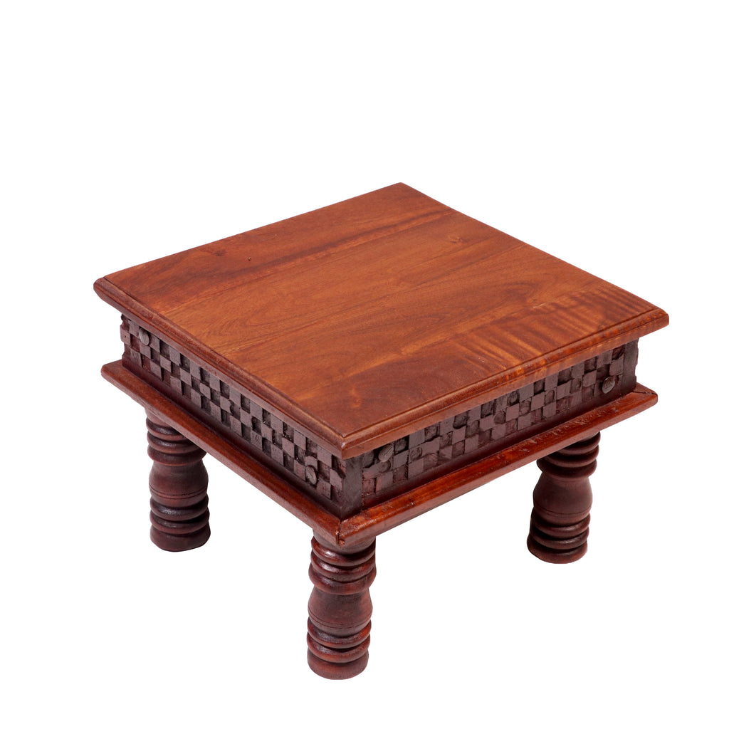 Freya Solid Wood Bajot Table — view 4