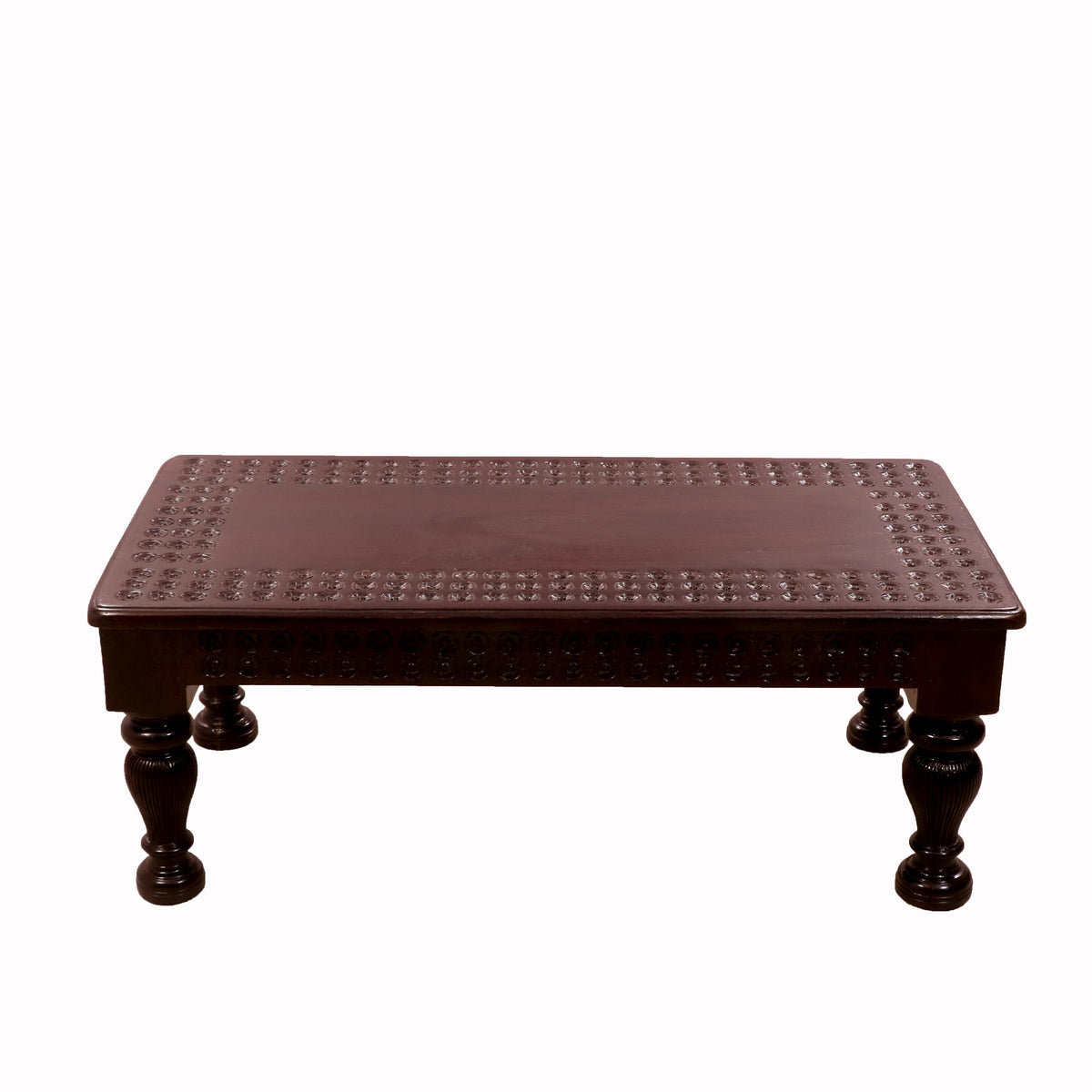Romy Carved Coffee Table — view 5