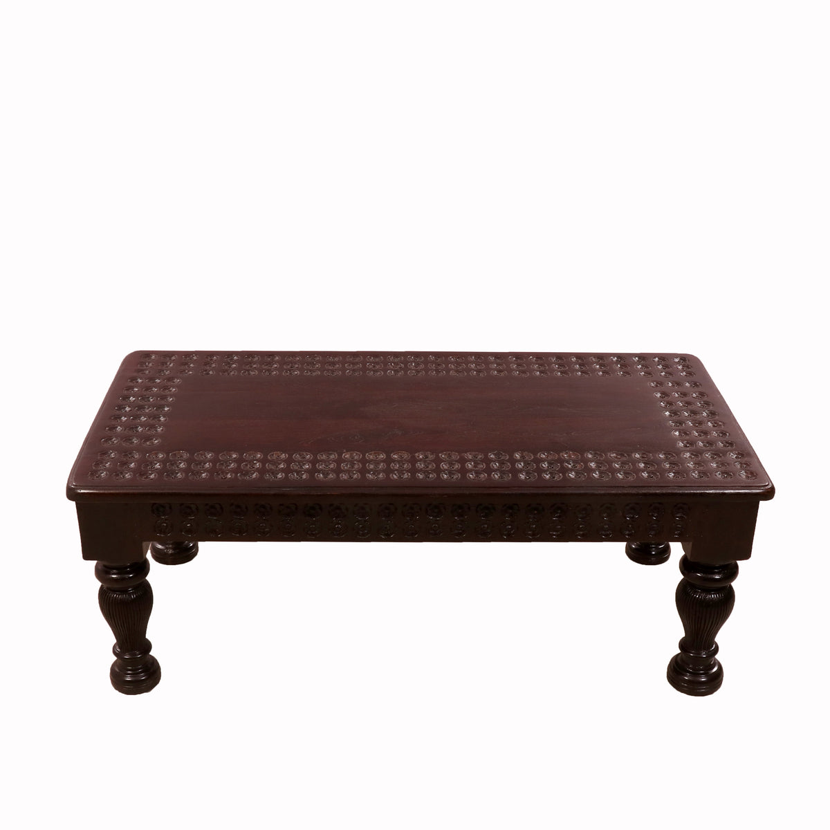 Romy Carved Coffee Table — view 3