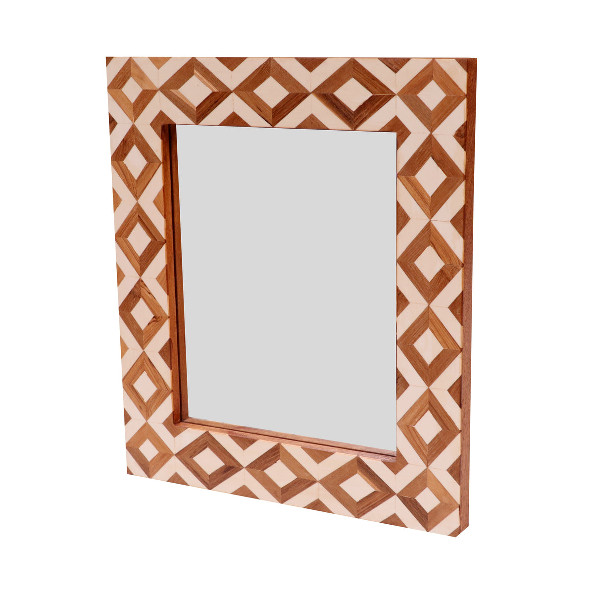 Sylvie Solid Wood Wall Mirror — view 1