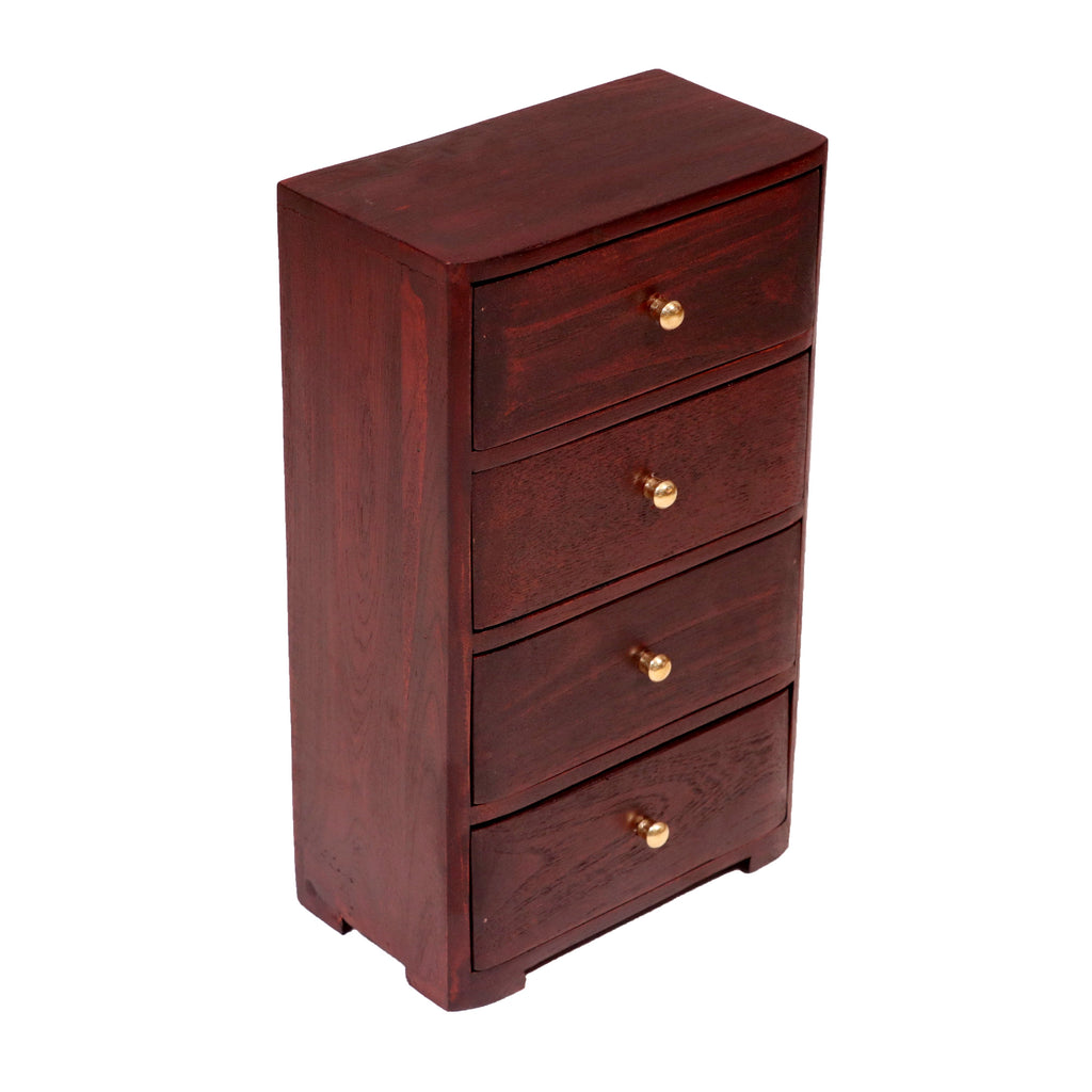 Iver Solid Wood Tall Mini Drawer Chest - Russet - product image 3