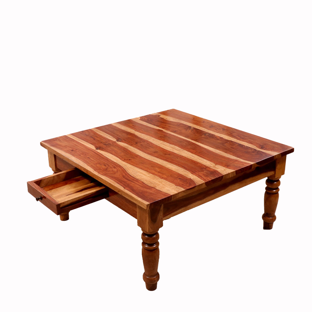 Lucien Slatted Folding Coffee Table — view 4