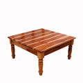 Lucien Slatted Folding Coffee Table — view 1