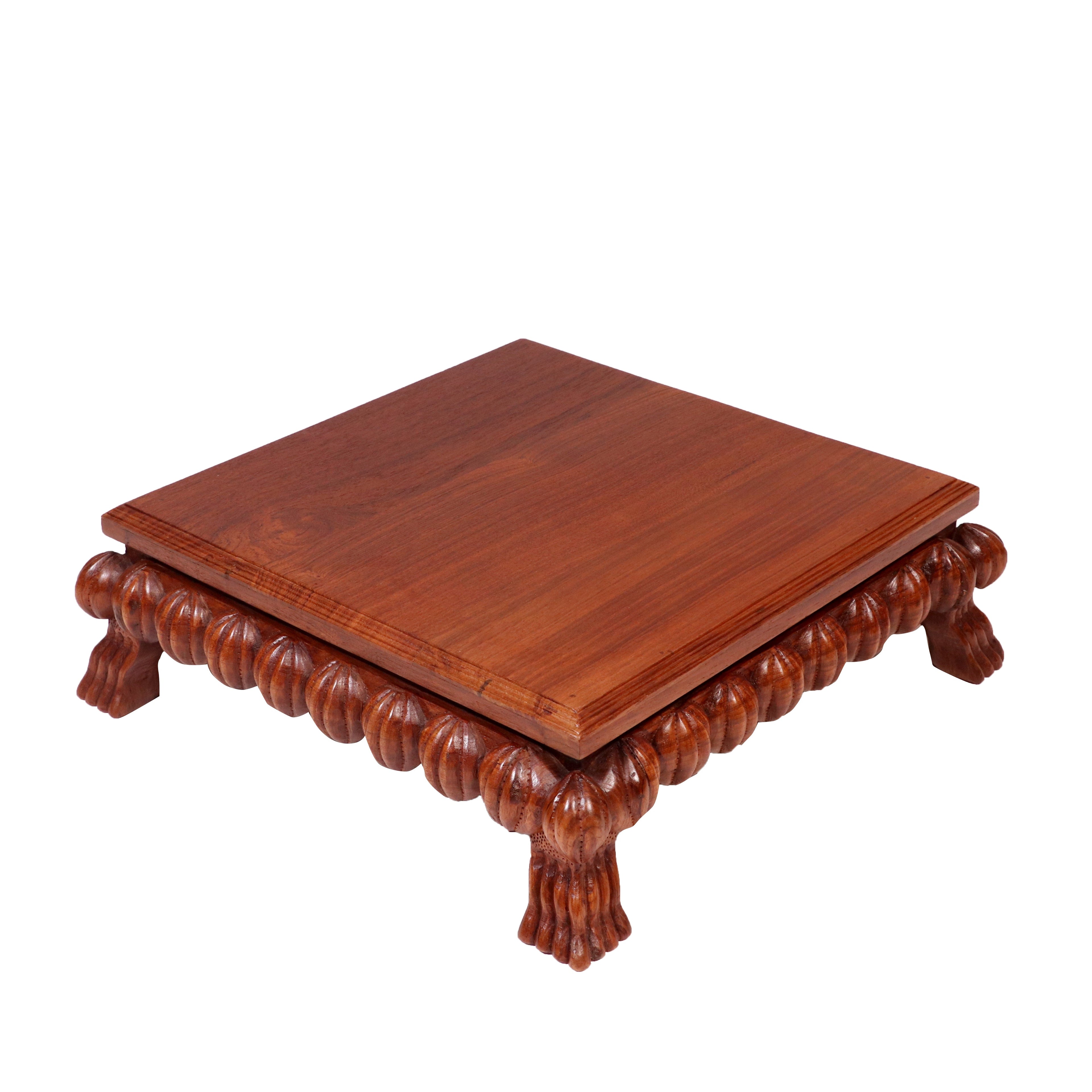 Adizya Traditional Signature Teak Wood Bajot Bajot