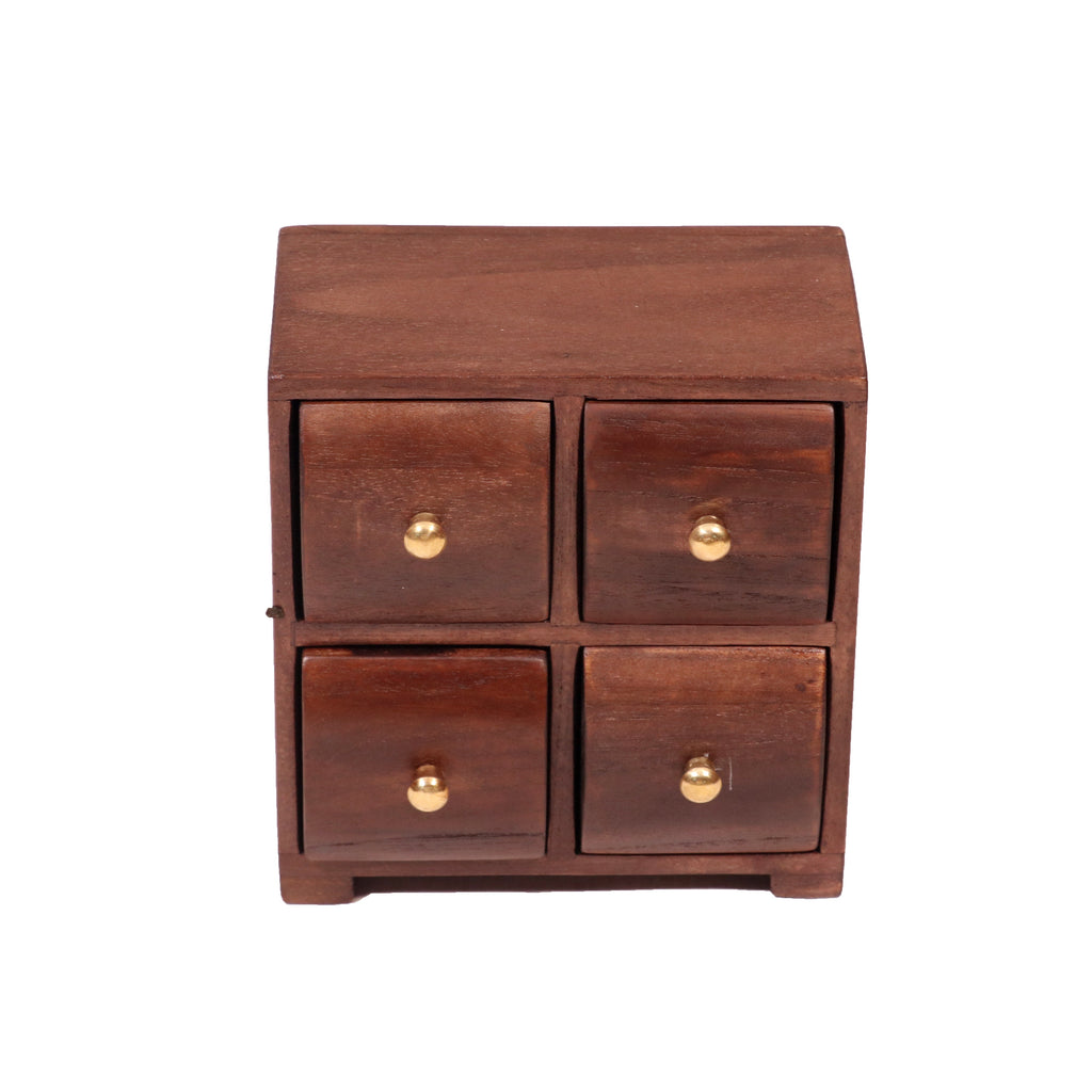 Nola Solid Wood Curved Drawer Organizer - Dark - product image 2