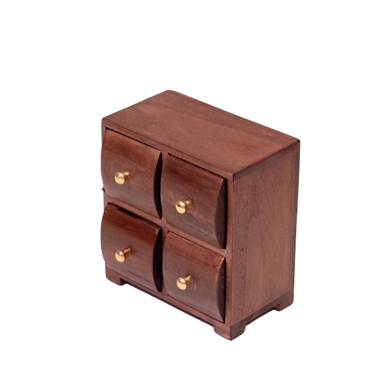 Nola Solid Wood Curved Drawer Organizer - Dark - product image 1