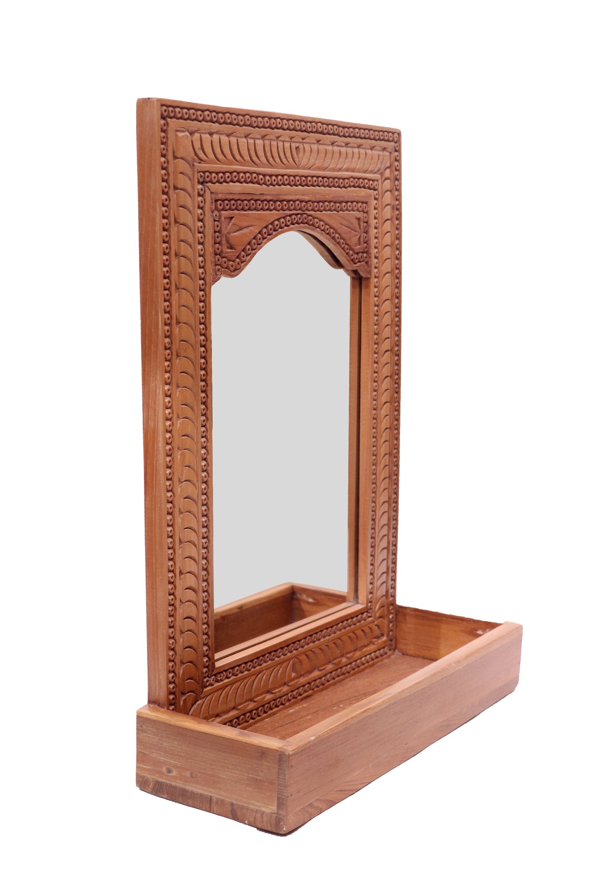 Adelia Solid Wood Wall Mirror — view 3