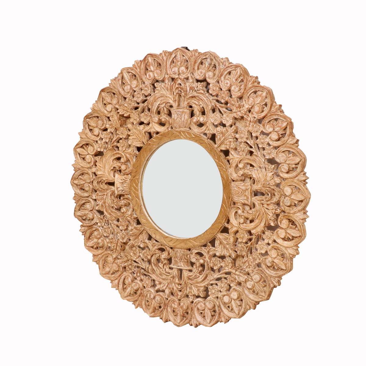 Orla Carved Wall Mirror — view 1