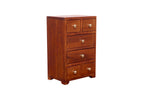 Milo Solid Wood 6 Drawer Desk Chest - Natural - product image 4