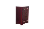 Milo Solid Wood 6 Drawer Desk Chest - Russet - product image 5