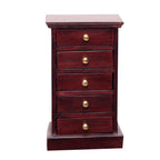 Fiora Solid Wood 5 Drawer Mini Bureau - Russet - product image 2