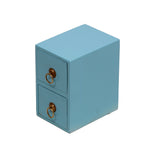 Seren Solid Wood Painted Desk Organizer - Blue - product image 2