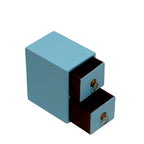 Seren Solid Wood Painted Desk Organizer - Blue - product image 4