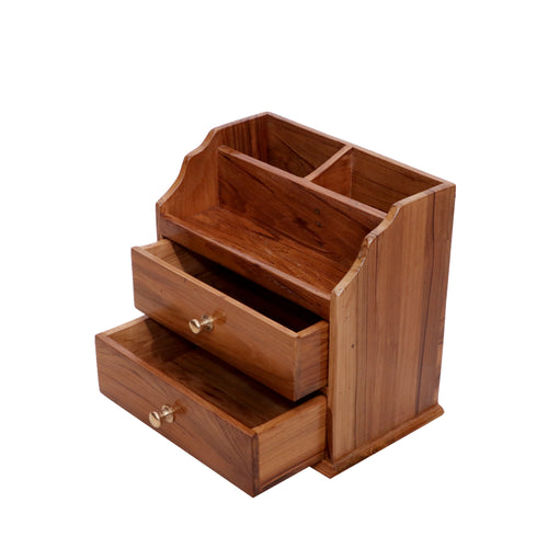 Alban Solid Wood 2 Drawer Desk Organizer - product image 1