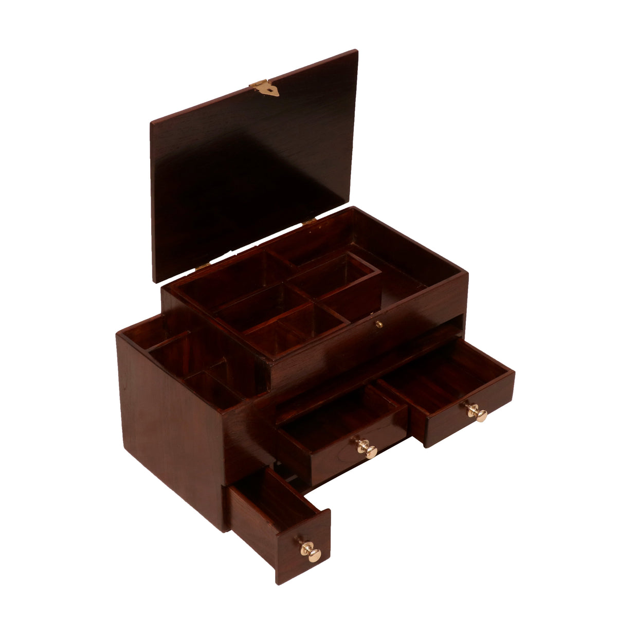 Conrad Solid Wood Desktop Storage Organizer - product image 1