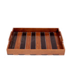 Calista Slatted Serving Tray — Set of 3 — view 7