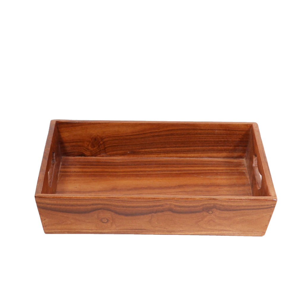 Briar Solid Wood Serving Tray — Set of 3 — view 4