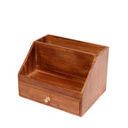 Emery Solid Wood Single Drawer Desk Organizer - product image 2