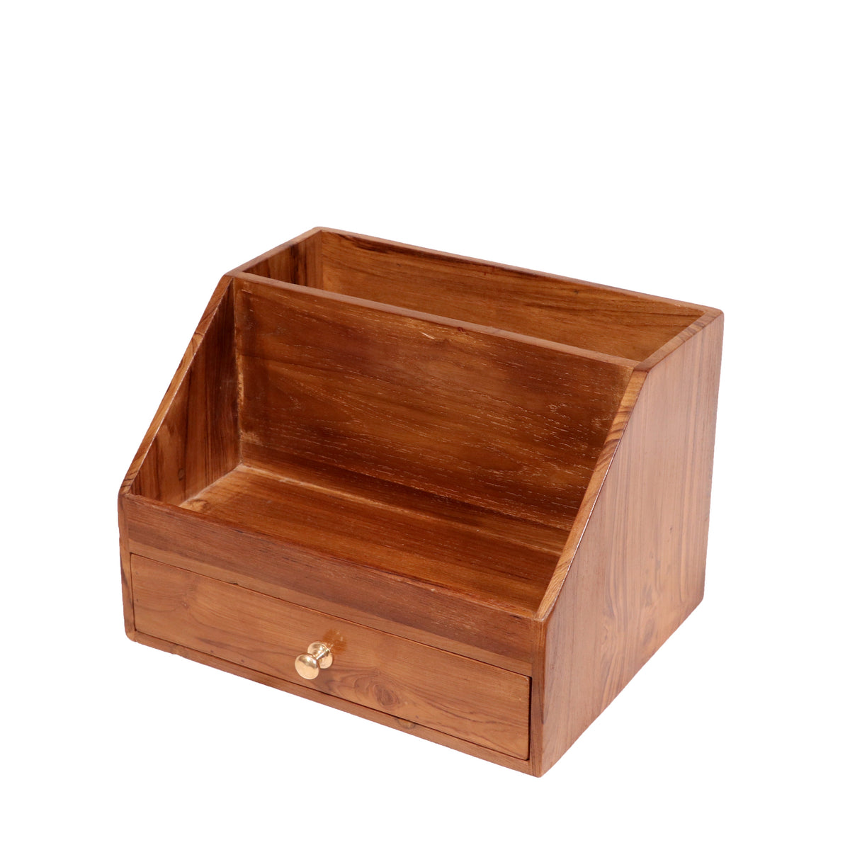 Emery Solid Wood Single Drawer Desk Organizer - product image 2