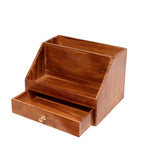Emery Solid Wood Single Drawer Desk Organizer - product image 1