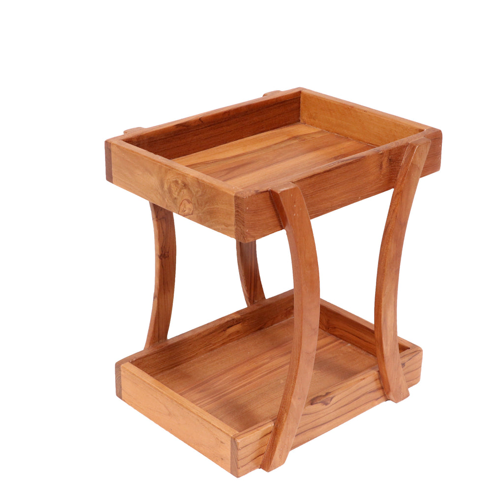 Aveline Solid Wood Desk Organiser — view 1