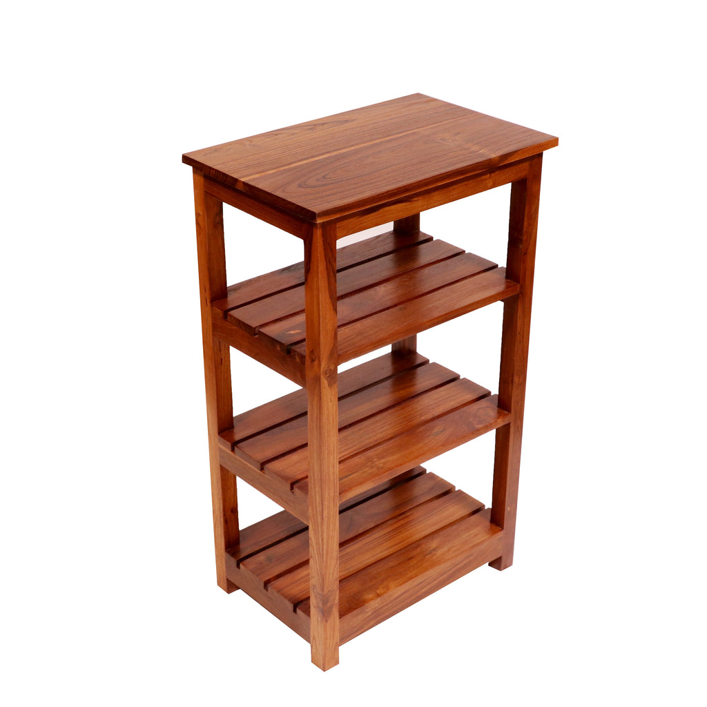 Delphine Solid Wood Storage Rack — view 1